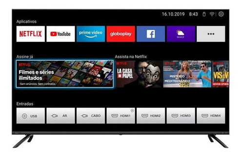 Smart Tv Philco Led 50 Polegadas 4k Uhd 2 Usb 4 Hdmi