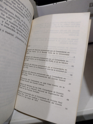 Selección De Discursos Acerca Del Partido Fidel Castro Rp27 (Usado)