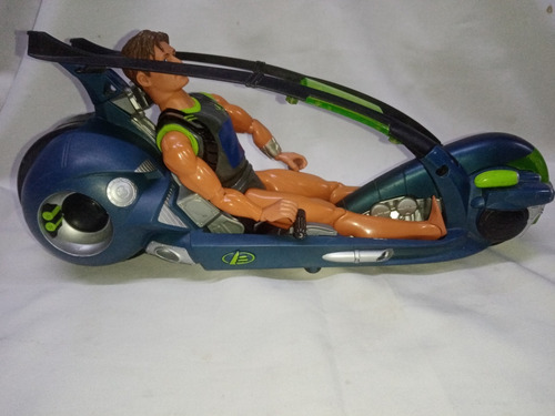 Max Steel Moto N-tek Vehículo Mattel 2004 (Usado)