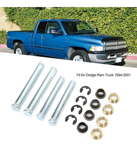 Kit De Bisagras De Puerta Y Buje Para Dodge Ram Truck 1994-2