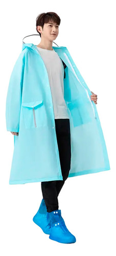 Capa Lluvia Lujo Adulto Impermeable Visera Moto Reflectivo 