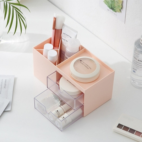 Organizador De Cosmeticos Minimalista Maquillaje Cajonera