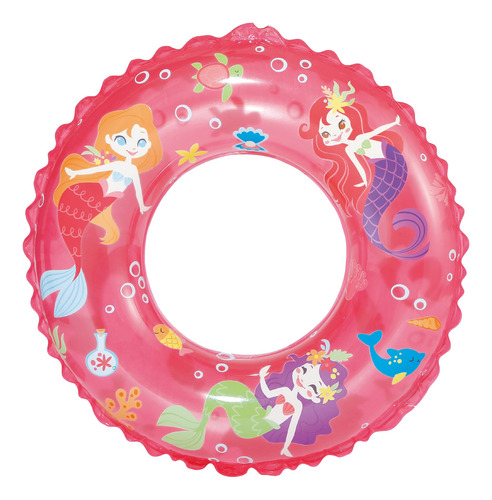 Imagen 1 de 6 de Anillo Flotador Inflable Salvavida 56 X 13 Cm Summer Waves