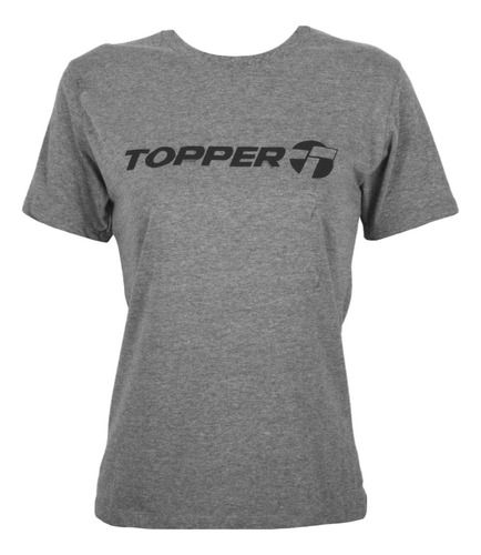 Remera Topper Mujer Brand Tee 165865/grime/cuo