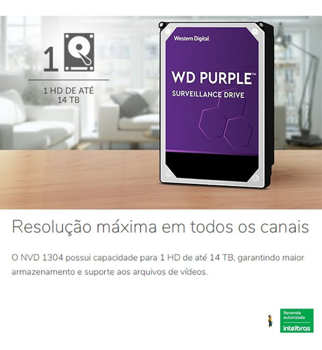 Imagem 5 de 5 de Nvd 1304 Gravador Intelbras Para 04 Câmeras Ip 6mp H.265