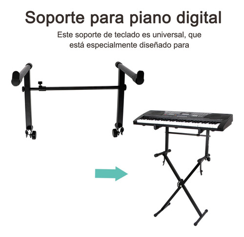 ~ Soporte Universal De Segundo Nivel Para Teclado De Piano
