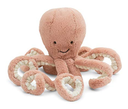 Imagen 1 de 5 de Jellycat Odell Octopus Animal De Peluche, Beb, 7 Pulgadas