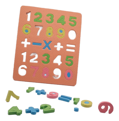 10 Pz Juego Foamy Tablas Sumas Restas Rompecabezas Infantil