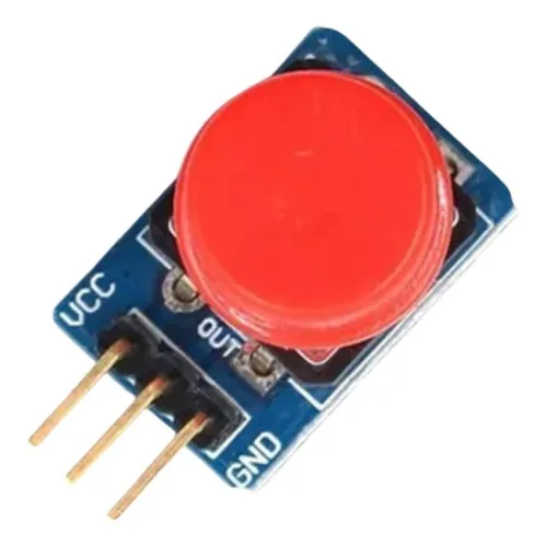 comprar Módulo Botão Push Button 12mm Com Capa 3 Pinos Para Arduino