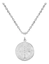 Comprar Medalla San Benito De Plata Dije San Benito Extra Gde