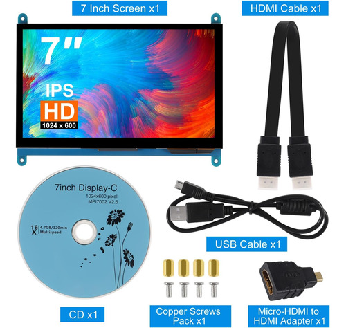 Pantalla De Pantalla Táctil Ips Ips Xiitia De 7 Pulgadas 102