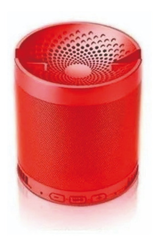 Caixa Caixinha De Som Portátil Bluetooth Mp3 Usb Cartão Sd Cor Vermelho 110v/220v