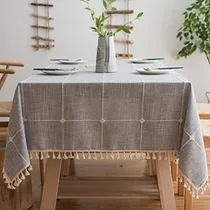 Comprar Pahajim - Mantel Rectangular De Lino, Mantel De Algodon Pes