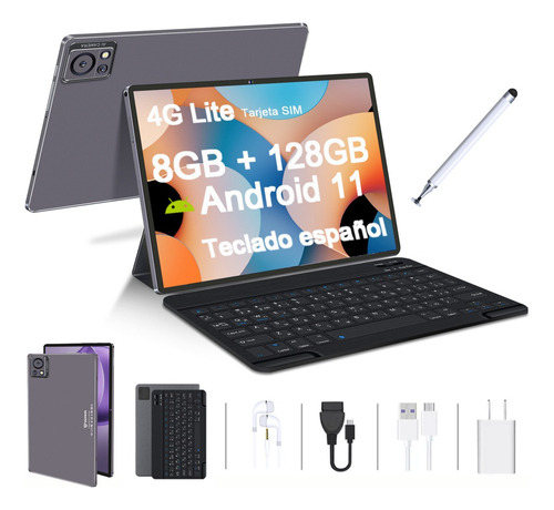 Tablet Delgada Y Liviana 10' 64g Oro 4g De Memoria Ram Wifi