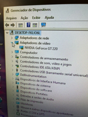 Placa De Vídeo Nvidia Geforce Gt 220 1gb Ddr2. (Usado)
