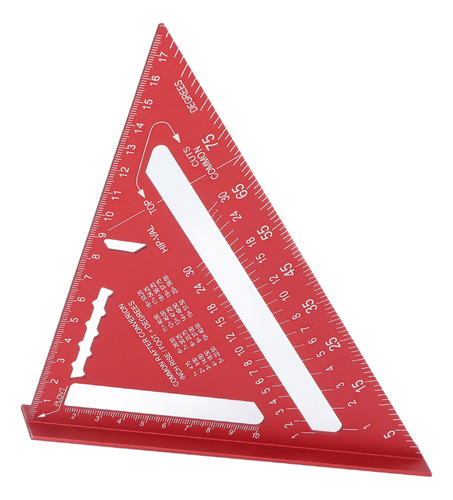 Viga Doble De Aleación De Aluminio Red Red Speed Square De 7