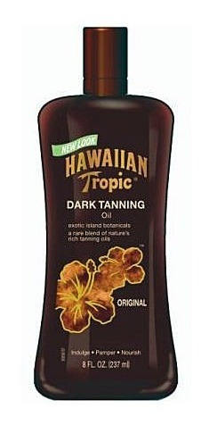 Hawaiian Tropic Oscuro Aceite Bronceador Original 8 Oz