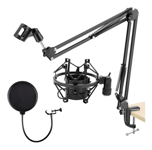 comprar Anti Pop Filter +  Araña + Soporte Brazo Radio Home Studio
