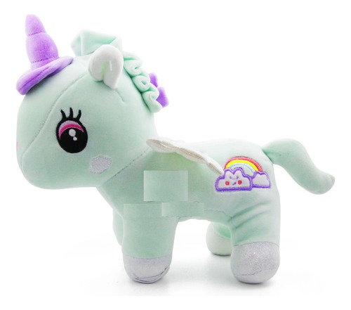 Peluche Pony Unicornio Suave Felpa Niños Bebes Kawaii 30cm