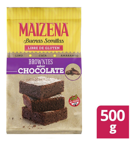 Polvo Para Brownies Maizena Buenas Semillas X 500 Gr