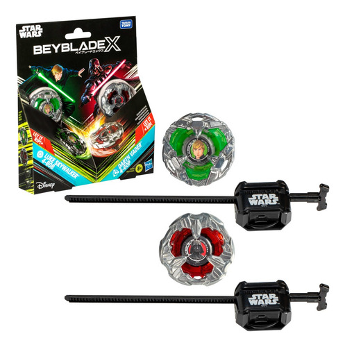 Beyblade X Star Wars Luke Skywalker 4-80 Vs Darth Vader 4-60