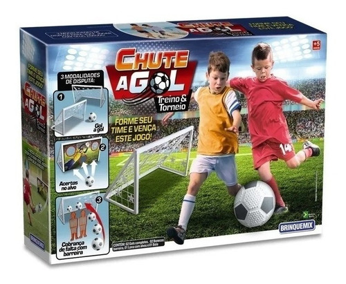 Kit 2 Mini Traves Infantil + 1 Bola De Futebol + 2 Barreiras