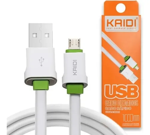 comprar Cabo Fios Para Carregar Reforçados Usb Tipo Micro Usb (v8)  