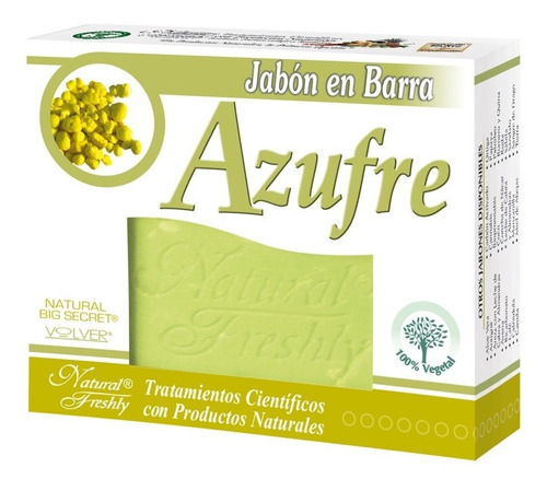 Jabon De Azufre 90 Gr - Natural Freshly