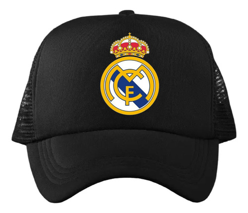Gorra Negra Real Madrid Unisex Unitalla Ajustable