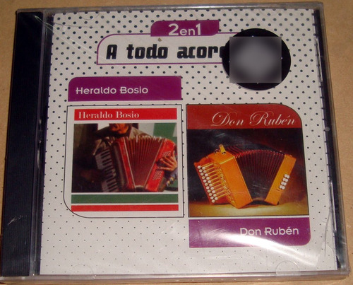 Heraldo Bosio Don Ruben 2 En 1 A Todo Acordeon Cd / Kktus