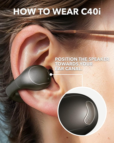 Auriculares Abiertos Soundcore C40i De Anker Con Controles D