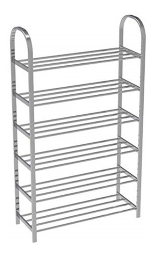 Imagem 6 de 6 de Sapateira Inox Organizadora Vertical De Sapatos 100cm Grande