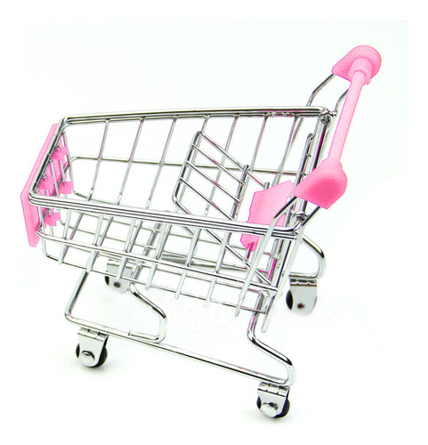 Cesta De Armazenamento De Mesa Y Mini Supermarket Handcart