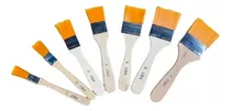Comprar Set De Pinceletas Cbx Acrilico Oleo Barnices X 7 De N2 Al N8