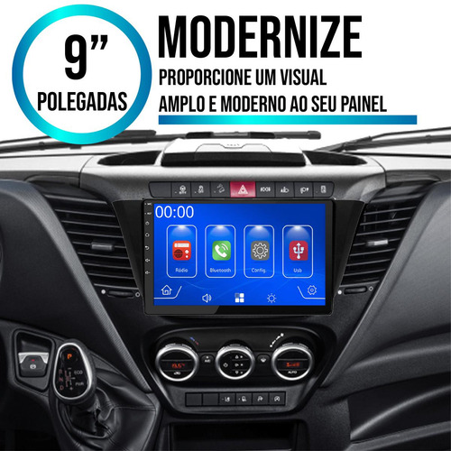 Kit Multimidia Android Auto Carplay Mp5 Iveco Daily 20 21-23
