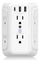 Comprar Protector Voltaje 110v Multiples Enchufes 3 Puertos Usb