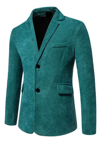 Green suede blazer mens online