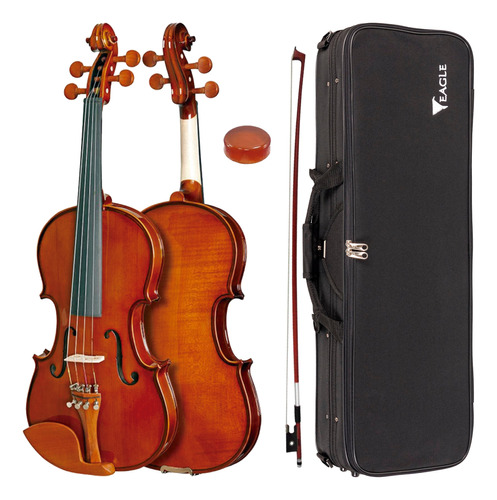 Violino Eagle 4/4 Ve441 Case, Breu, Arco Mercado Full Oferta