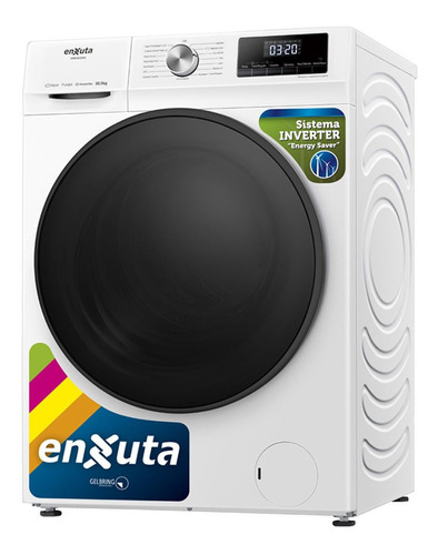 Lavarropas Enxuta Lenx161050 Inverter Blanco 10.5kg Js Ltda