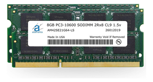 Adamanta 16gb (2x8gb) Compatible Dell Latitude E6520, E6510,