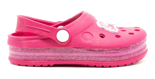 Sandália Rosa Barbie Babuche Infantil