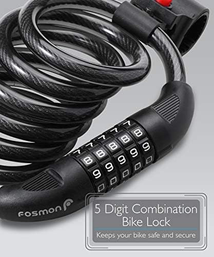 Cable De Bloqueo De Bicicleta (6 Pies), Código De Combinació