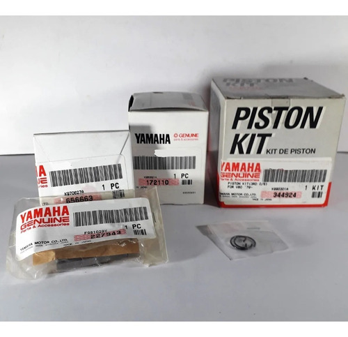 Kit Piston Yamaha V80 Standard Nuevo Original En Caja Japon.