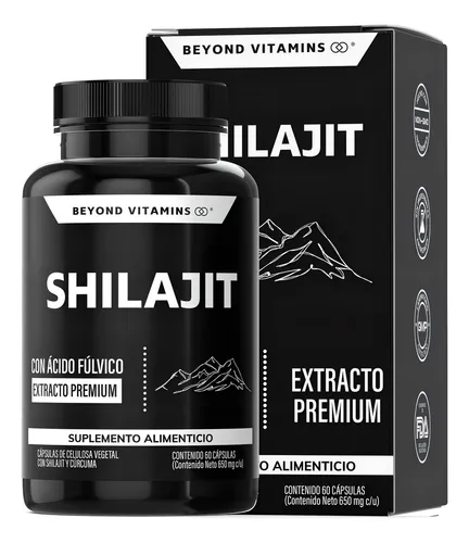 comprar Shilajit Puro Del Himalaya con Raíz de Cúrcuma (curcumina) | Beyond Vitamins | Extract De Resina De Shilajit En Polvo con Curcuminoides | Alto En Ácido Fúlvico