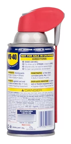  Espray lubricante en aerosol WD-40, 8 onzas, Azul, 1 : Todo lo  demás