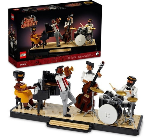 Kit De Construcción Lego Ideas Cuarteto De Jazz 21334 Cantidad de piezas 1606