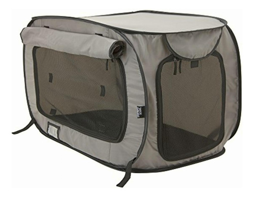 Sportpet Designs Large Pop Open Kennel, Portable Cat Cage