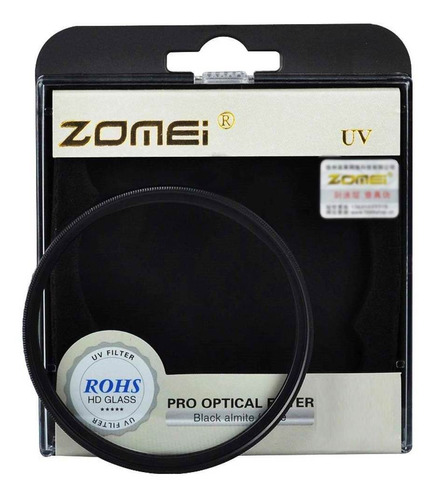 Filtro De Proteção Uv Zomei Lente Rosca 62mm Profissional