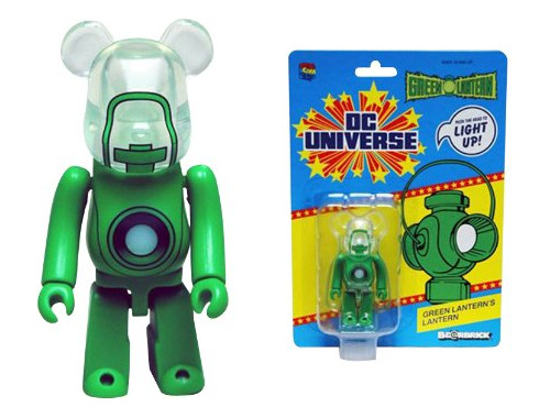 Peluche Green Lantern Bearbrick Luminoso.