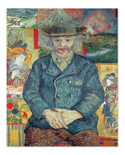 Cuadro Van Gogh Retrato Del Cartero Joseph Roulin 1888 67x54